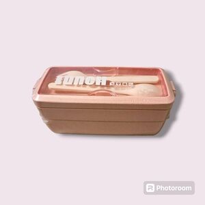 Pink Bento Lunch Box